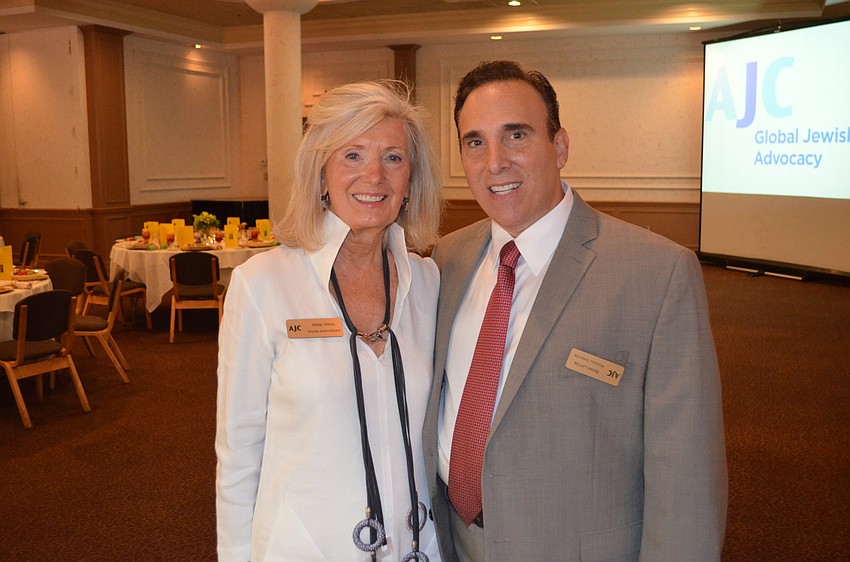 AJC Regional Director, West Coast Florida Brian Lipton and AJC Regional President, West Coast Florida Anne Virag.