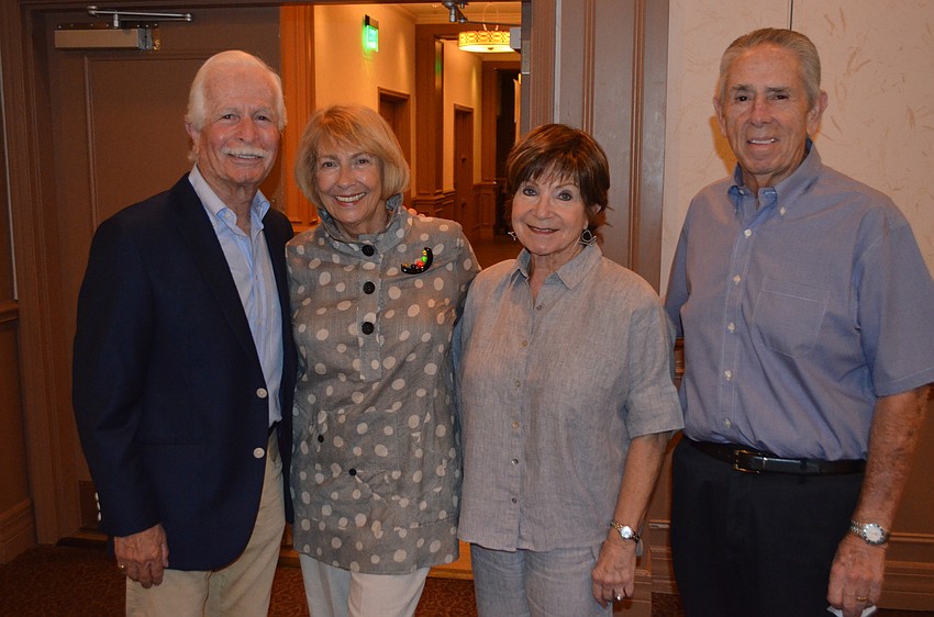 Arthur Levenson and Jamie Krasnow with Irene and Marty Ross.