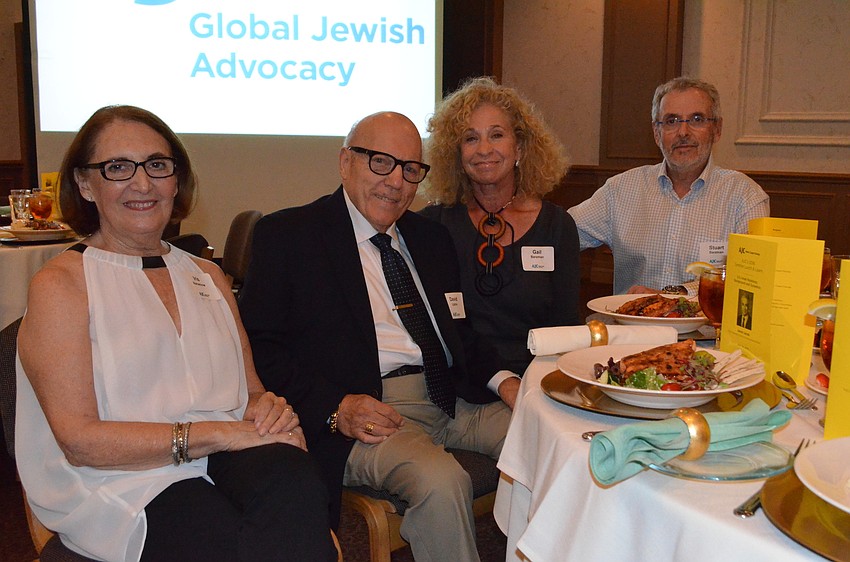 Iris Nahemow and David Lipton with Gail and Stuart Barzman.