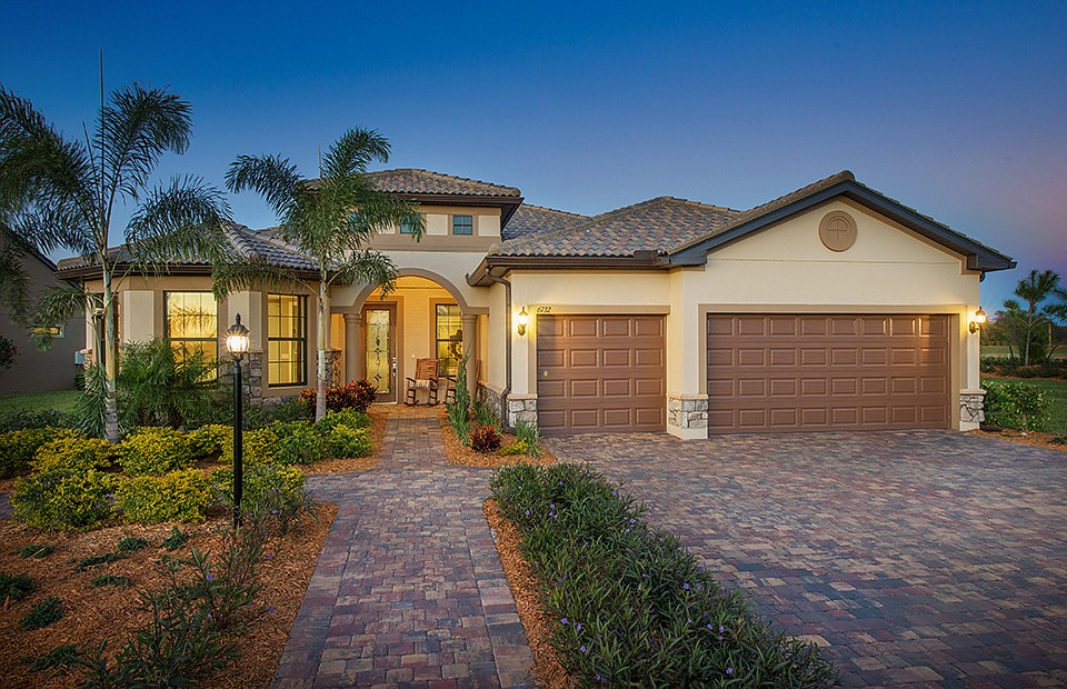 This model home is located in Lakewood Ranch's first age-restricted community, Del Webb.