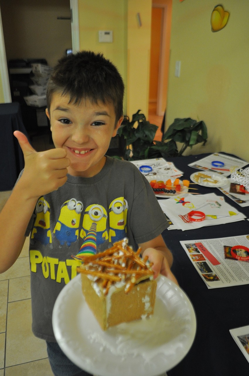 Walker Christensen, 11, attends Virgil Mills elementary.