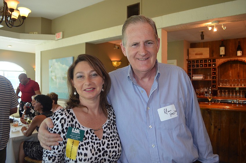 Chamber Ambassador Irina LaRose of Design 2000 and Alan Hazley of Alans Agency