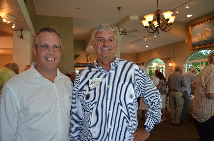 Event guest Craig Palmer and attorney Ralf Brookes