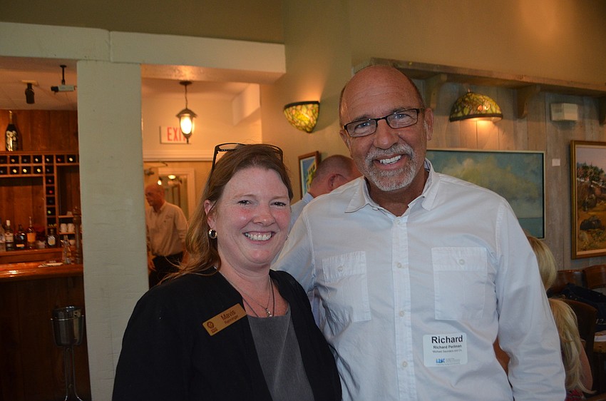 Mavis Renninger of Fidelity Bank and Richard Perlman of Michael Saunders and Co.
