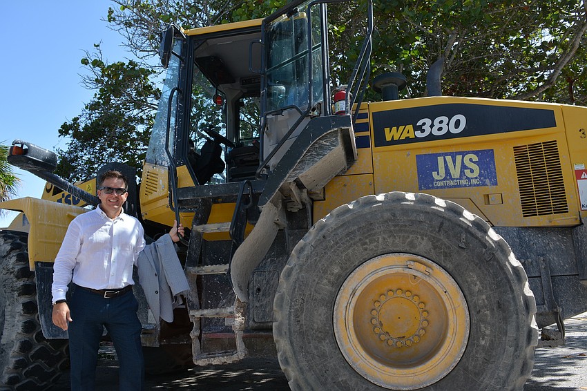Unicorp National Developments President Chuck Whittall started demolition on the Colony Thursday.