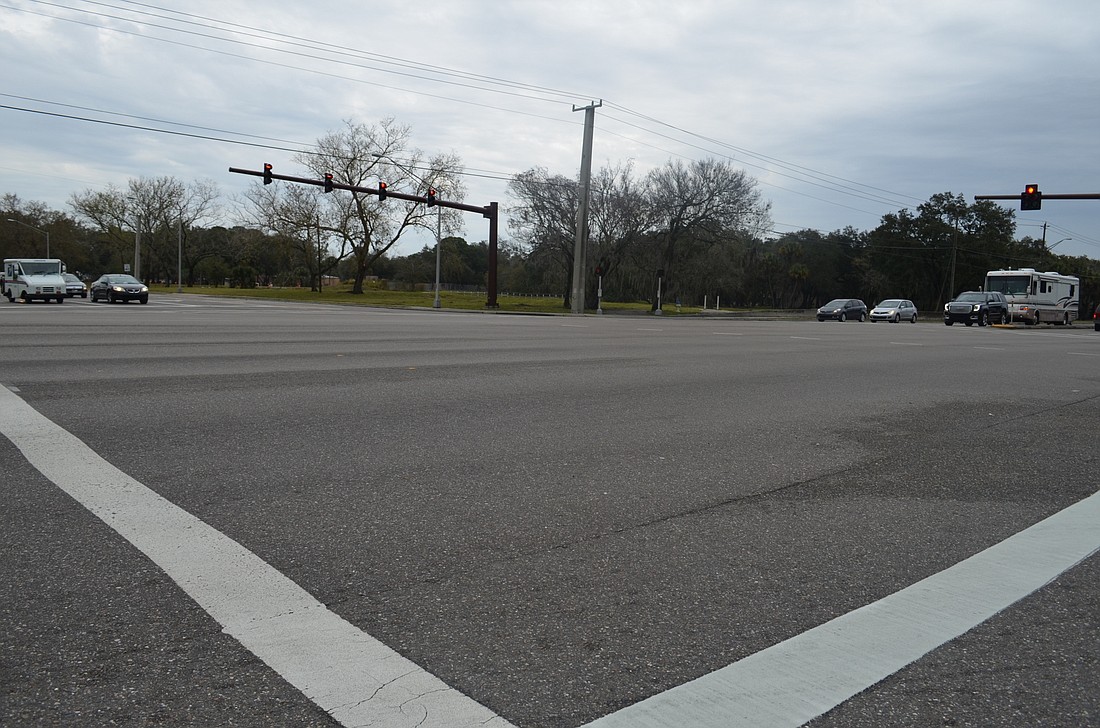 The intersection of Beneva Road and Fruitville Road heavily congested following a nearby collision this afternoon, the Sarasota Police Department said.