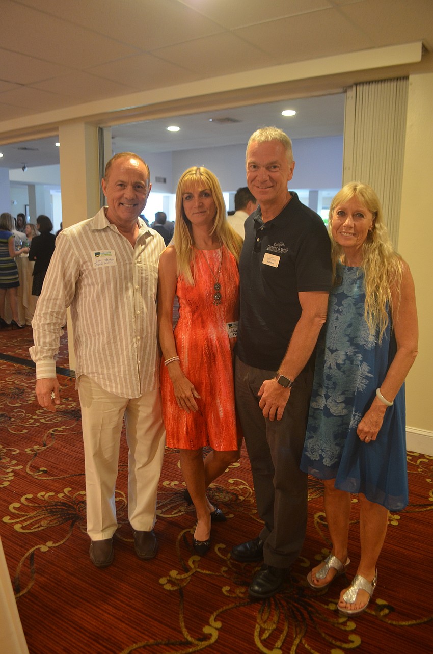 (from left to right) Gary Stanton, Silke Weiss, Rudi Weiss and Gabriele Charity