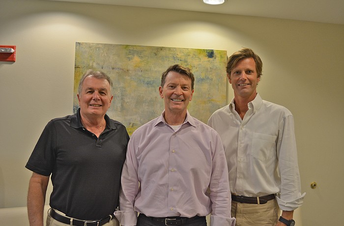 Steve Mullen, Angus Rogers and James Brearley are behind the North End Hotel & Beach Club.