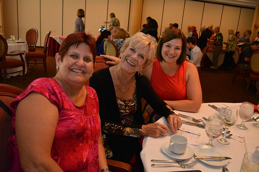 Gayle Guynup, Lee Dougherty Ross and Michaela Ristaino
