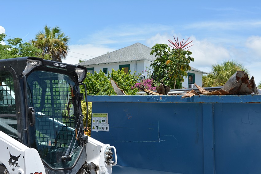 The historic Rufus P. Jordan House, in the background, is not included in the renovation plans.