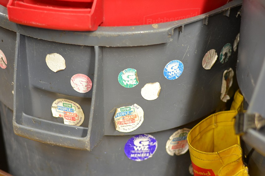 Although some of the property has been moved into storage here, other items have remained at GWIZ all along.