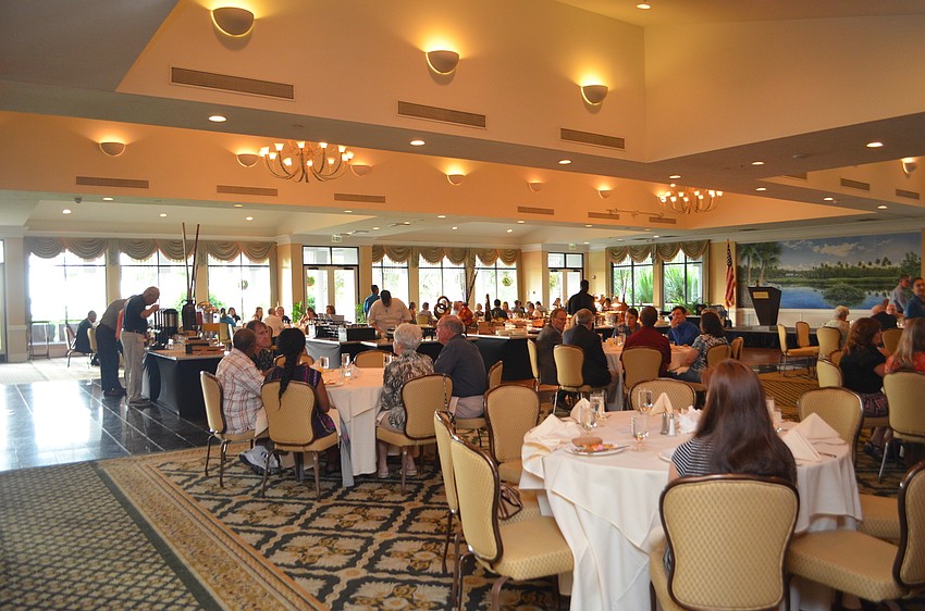 Approximately 100 people attended the annual scholarship breakfast.