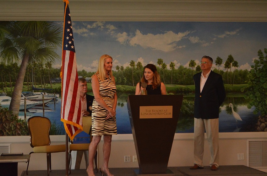 Katrina Grey accepts her scholarship and shares what it means to her.