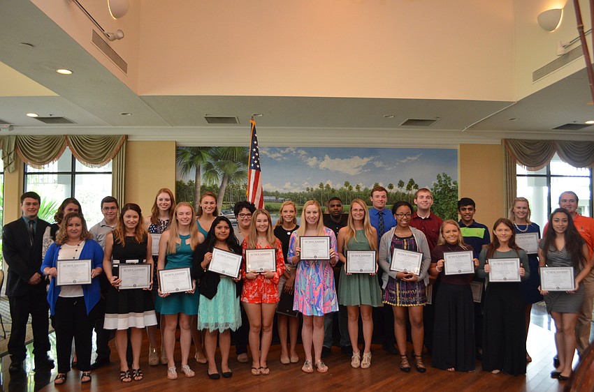 The Kiwanis Club gave out 34 scholarships this year. 20 were academic scholarships and 14 were technical scholarships.
