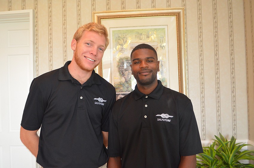 Michael Long and scholarship recipient Daivion “Dee” Davis