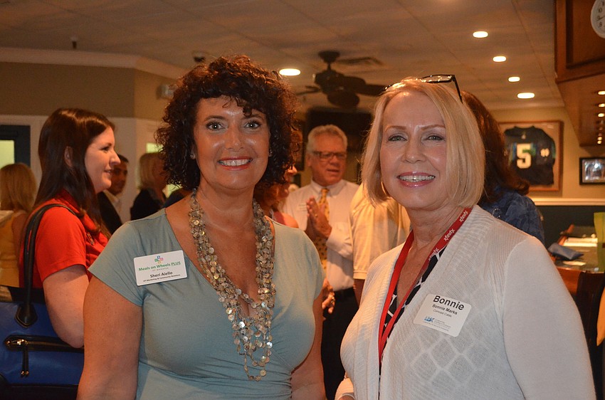 Sheri Aiello of Meals on Wheels Plus and Bonnie Marks of Comcast Cable