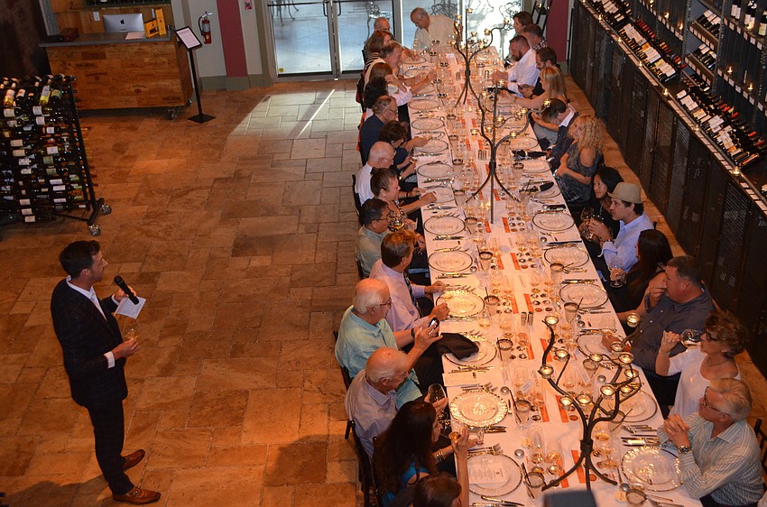 Glenmorangie Ambassador Clarke Boyer explains the company’s process of spirit-making, along with the different flavors associated with each tasting.