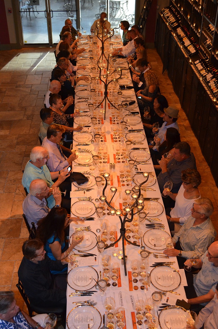 Attendees enjoyed a five-course meal along with six whisky tastings.
