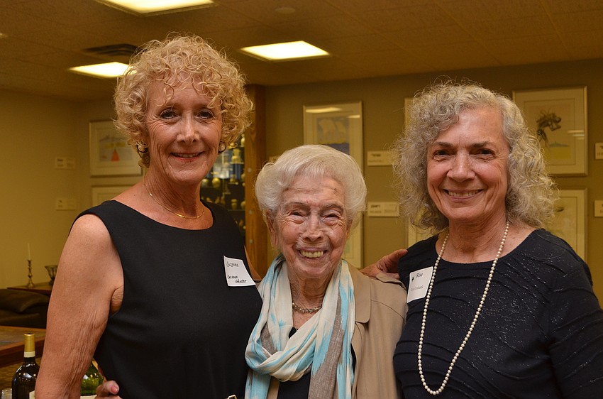 Suzanne Schuster, Maye Lavinson and Rise Loshack