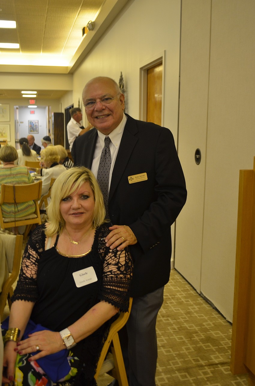 Executive Director Isaac Azerad with his wife Gisele