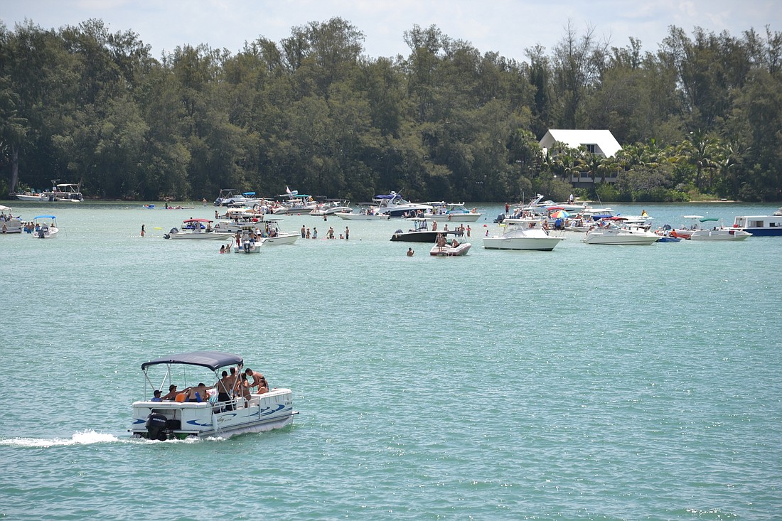 Longboat Key and Jewfish Key residents have complained about raucous partying at a nearby sandbar.