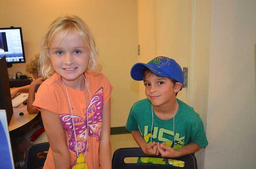 Marin Walters and Reef Teffenhart, both 8.