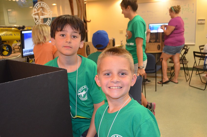 Elias Moolenburgh and Connor Archer, both 7