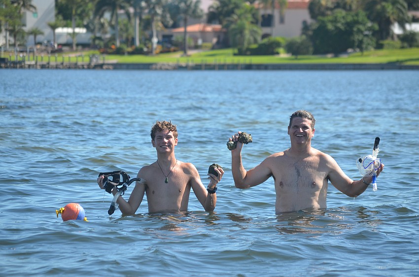 Park Dietz, 15, with dad, Pepper