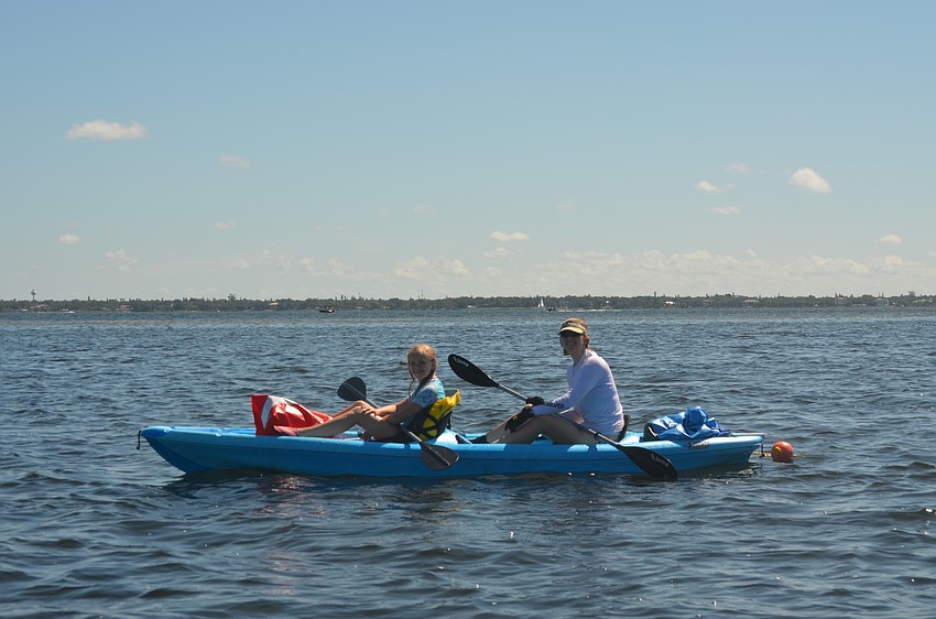 Tira VanDenhoek, 11, and Amber Whittle