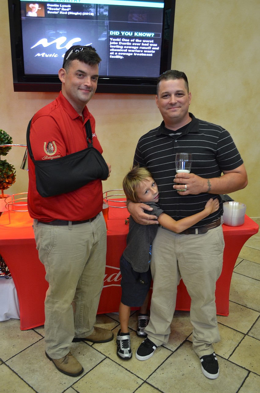 Greg Werner with Landon and Charles Gramblit.