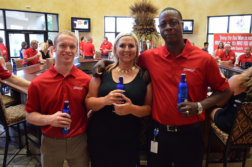 Nick Cone with Michelle and Bob Horton.
