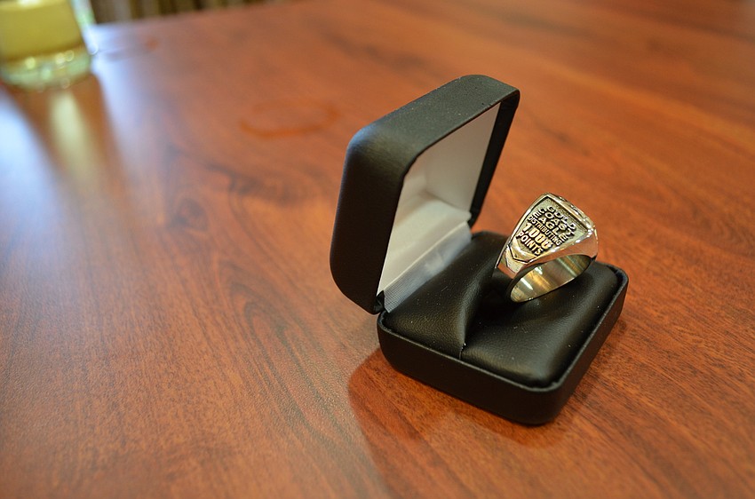 Each employee who worked the 2015 year was awarded with a diamond ring engraved with the company name, award name and their perfect score. Each ring is worth $1,000.