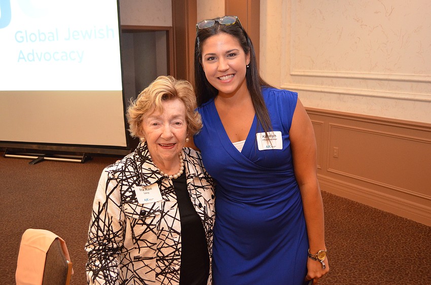 Ina Rae Levy and Katelyn Pforzheimer.