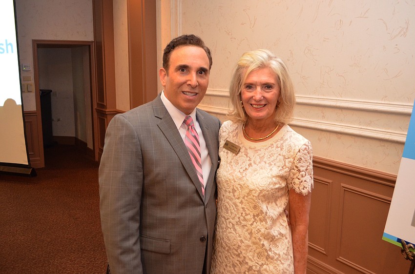 AJC Regional Director, West Coast Florida Brian Lipton with AJC Regional President, West Coast Florida Anne Virag.