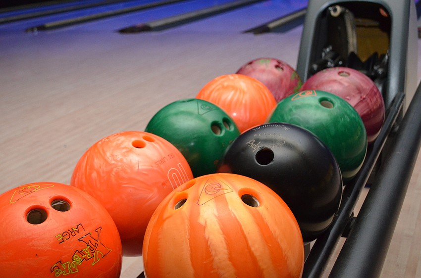 Twelve teams comprised of local businesses participated in the first bowling tournament for the Greater Sarasota Chamber of Commerce at Sarasota Lanes Wednesday night.