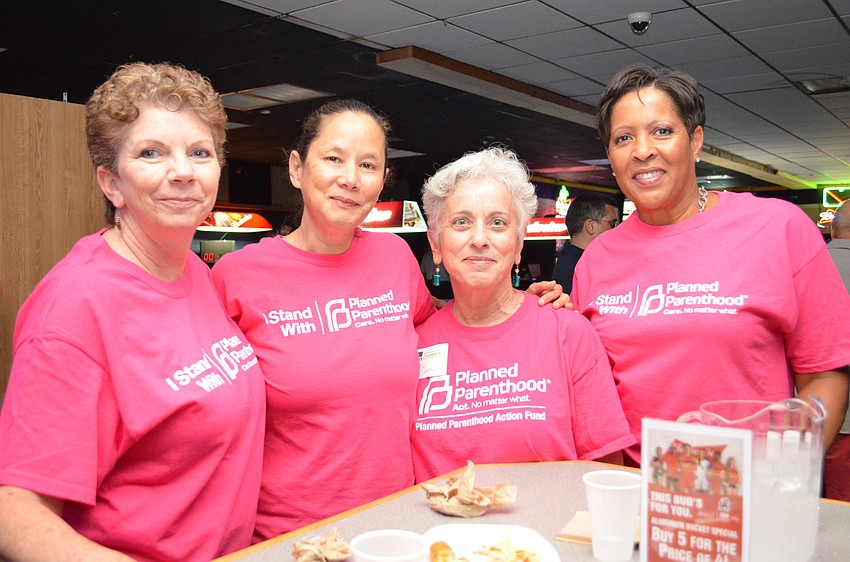 Team Planned Parenthood with Marybeth McGeeHan, Jillian Dean, Jan Chester and Lynn Woods.