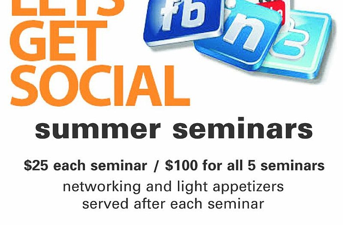 "Let's Get Social" media seminar from the Longboat Key Chamber.