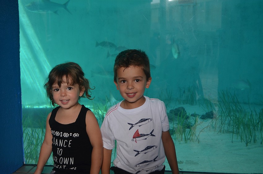 Fiona Zemler, 2 with brother Timothy, 5