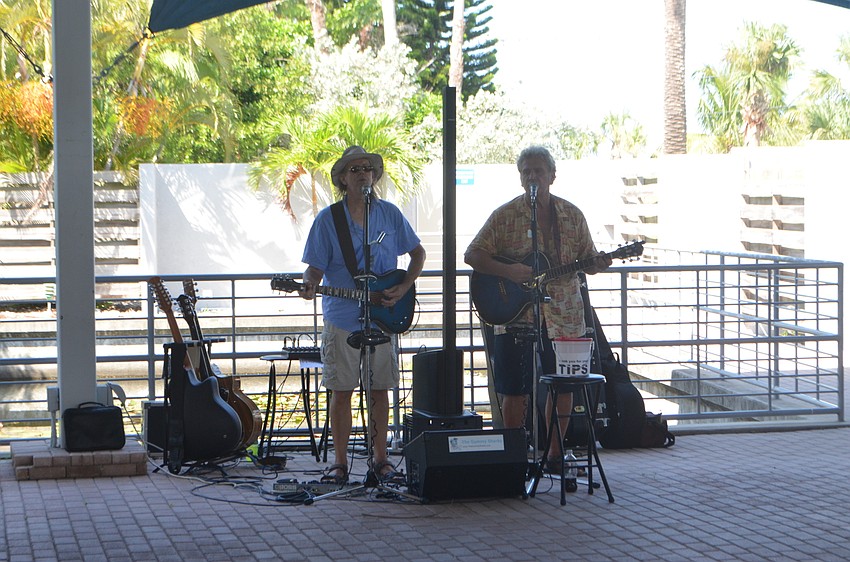 The Gummy Sharks perform at Mote’ Fins and Fun Family Festival on Aug. 20.