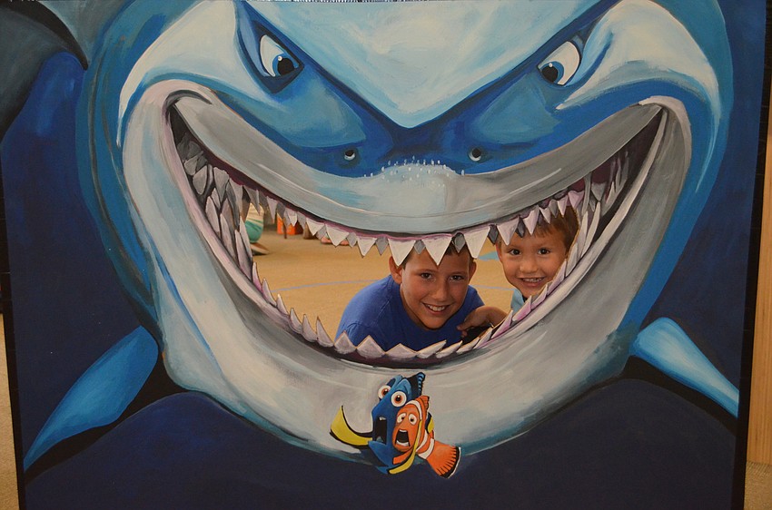 Jack Venesky, 8, with brother, Alex, 3