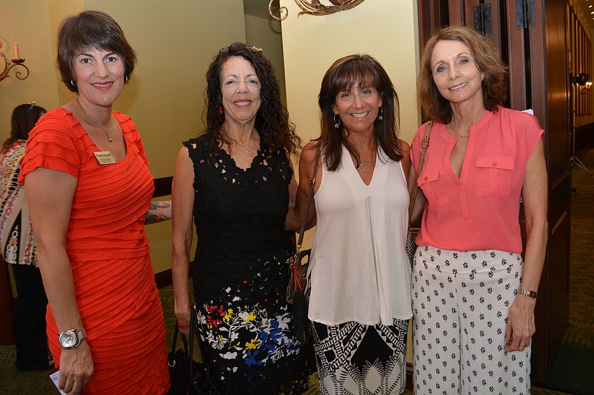 Sharon Kunkel, Monica Streacker, Lisa Barzel and Mary Sue Baker enjoy the day.