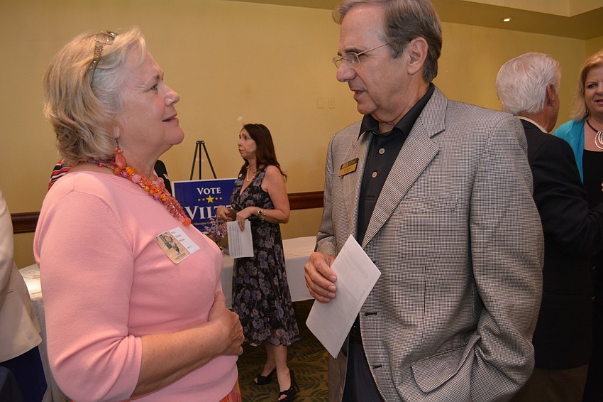 Shirley Brown catches up with Neil Spirtas, of USF Sarasota-Manatee.