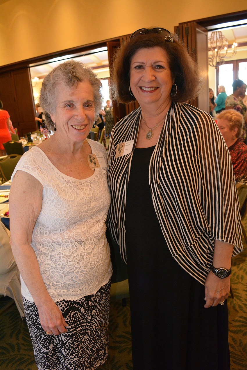 Ricki Cunninghis, of Bradenton, and Mary Ann Jensen, of East County, say it's important to remember history.