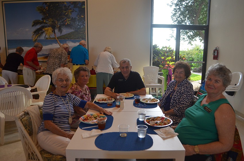 Ginny Dreher, Trish Thaler, Nick Kovalakides, Ruth Strauss and Macky Groen
