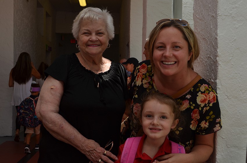 Janice Dollinger with daughter Jennifer Wick and granddaughter Taylor.