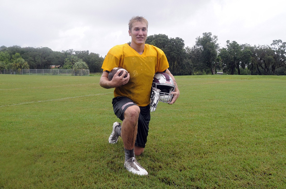 After riding the bench last season, Mike Welcer landed Riverview High's starting quarterback job for his senior season.