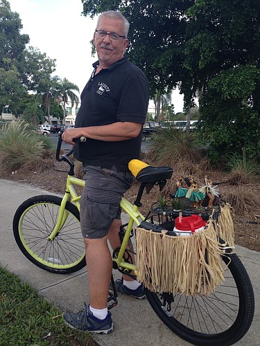Randall LaBolle's hula bike.