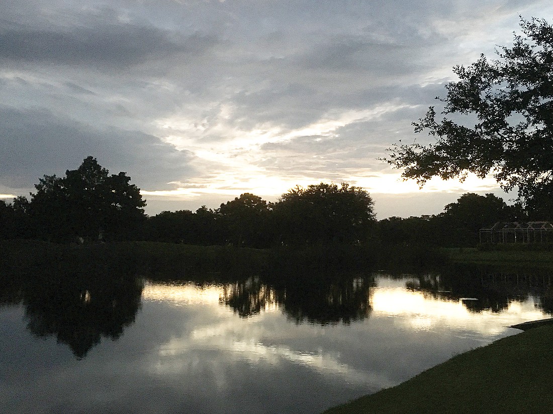 Cathy Duguay captured this cloudy morning sunrise in Braden Woods in Manatee County.