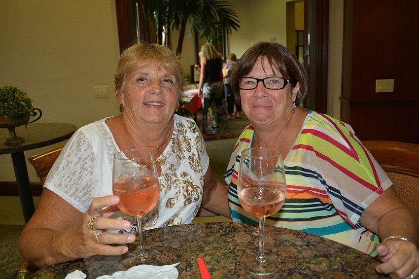 Sandy Douglass and Mitzi Vogel, of Englewood, are good friends with event organizer  Rebecca Ludwick, not pictured.