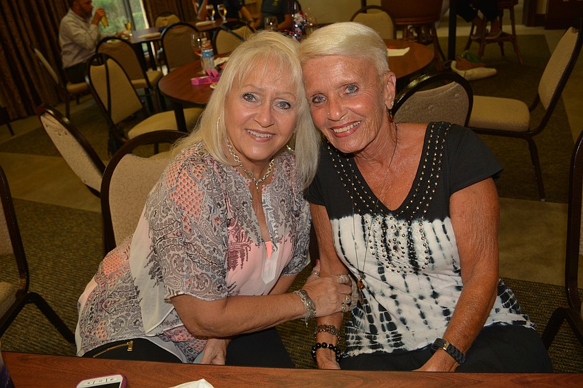 June Martin and Sherry Martin, of Sarasota, are friends through the Vietnam Brotherhood.